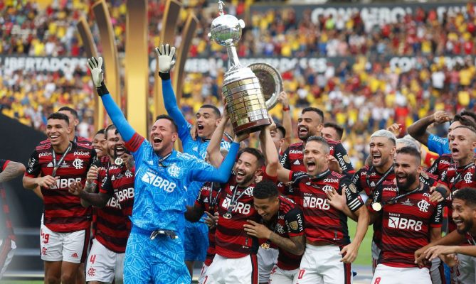 flamengo tricampeao libertadores taça