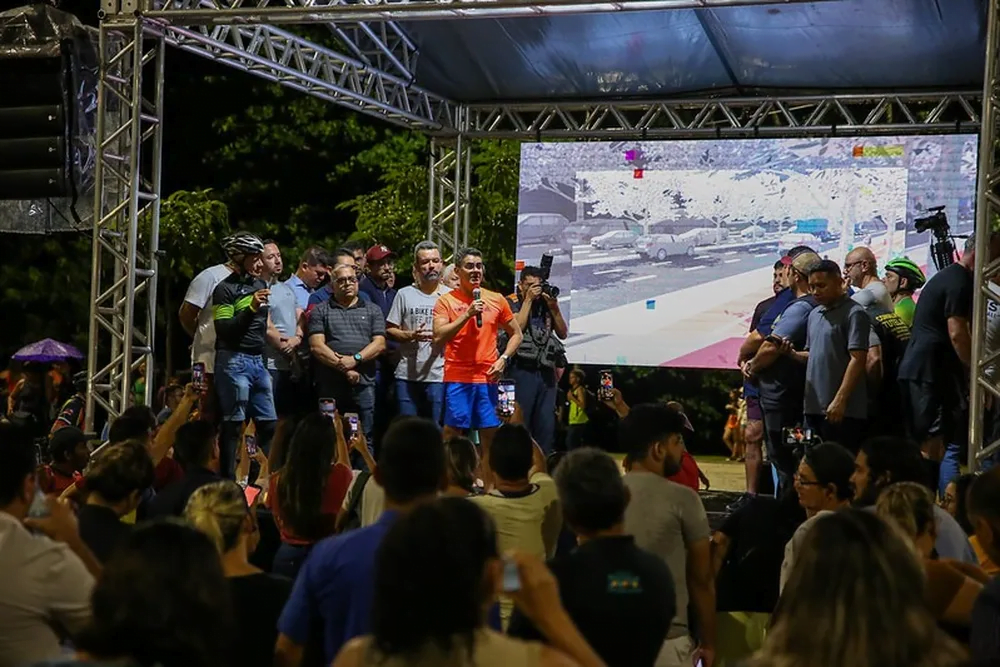 prefeito manaus ciclovia