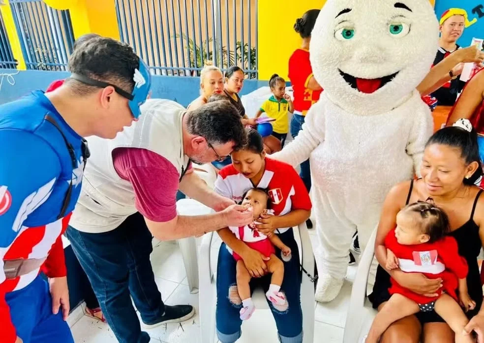 poliomielite campanha vacinação amazonas