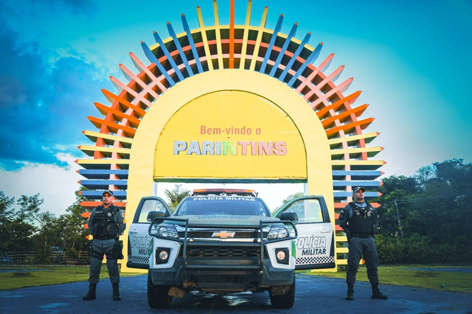 polícia militar festival parintins