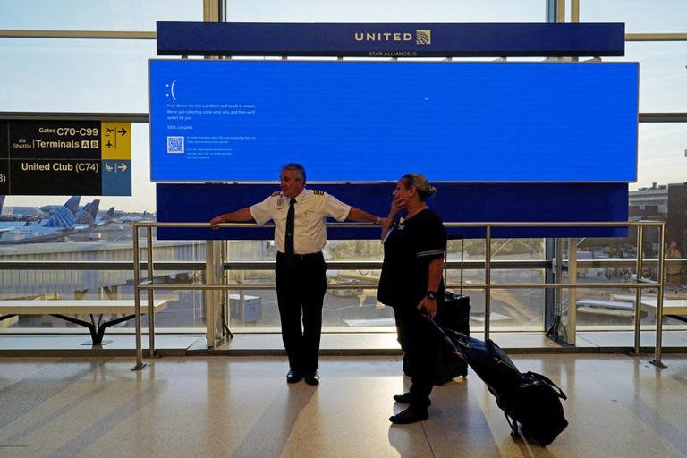 apagão tecnológico voos  aeroportos