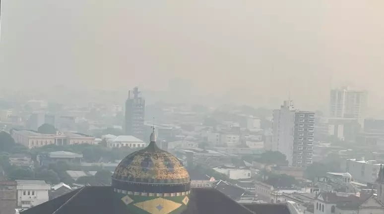 manaus fumaça qualidade ar