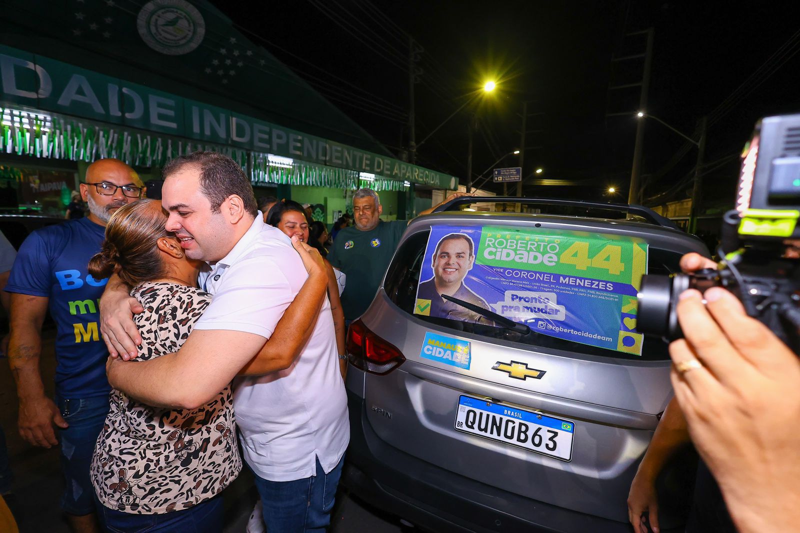 Roberto Cidade adesivaço campanha