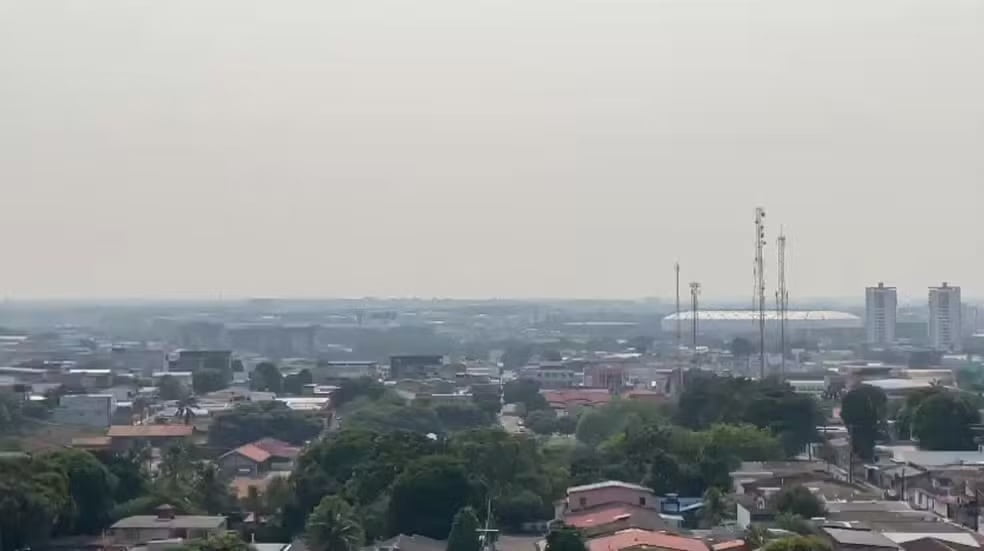 neblina fumaça manaus sábado