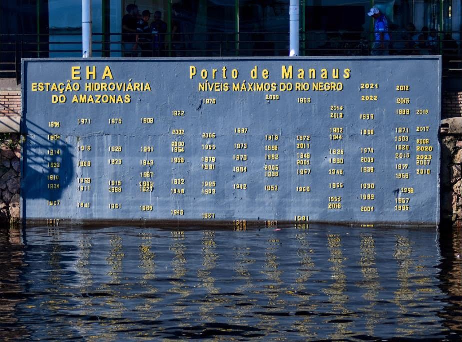 rio negro nível vazante