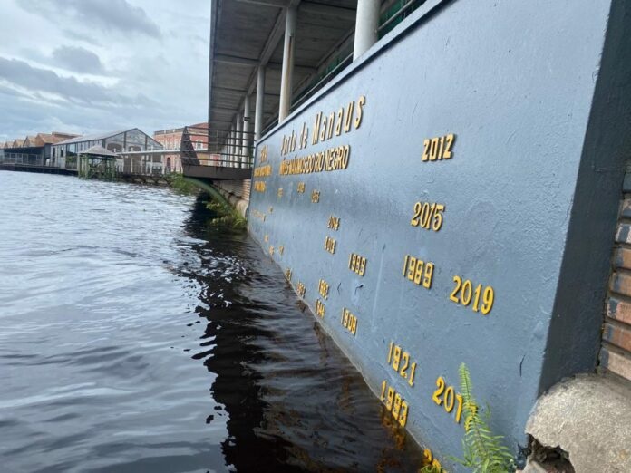 rio negro desceu quanto