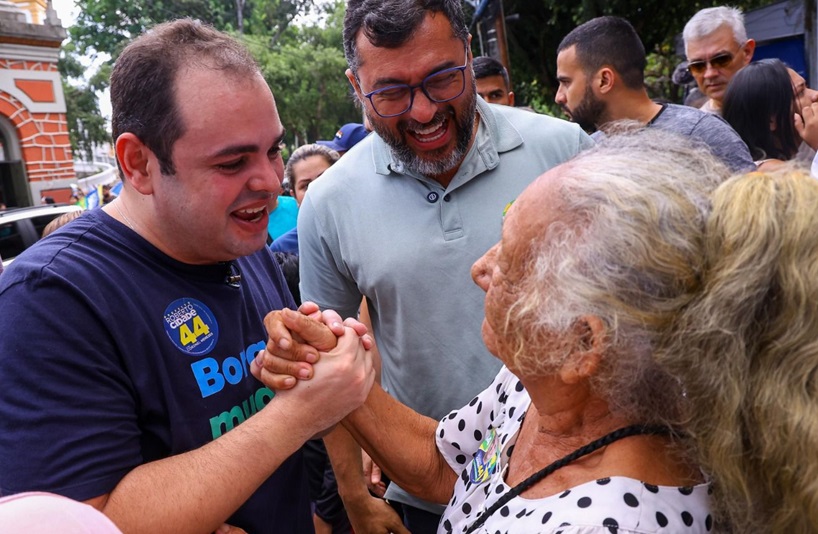 Roberto Cidade e o Governador Centro