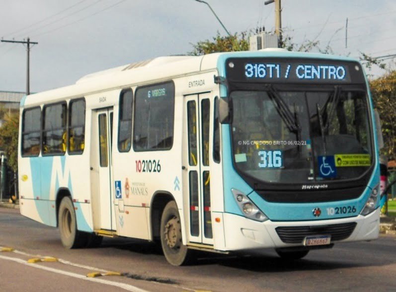 linha 316 itinerário manaus