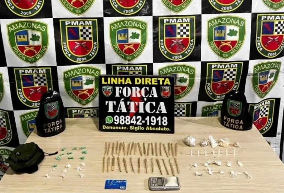 mulher presa tráfico de drogas