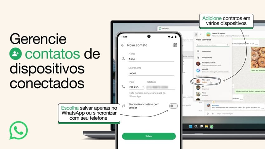 whatsapp usuários telefone contatos