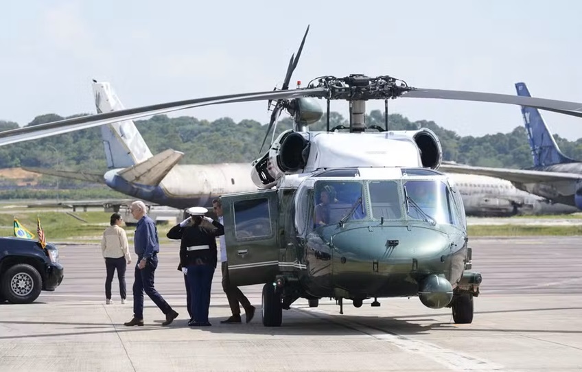 Joe Biden visita Manaus