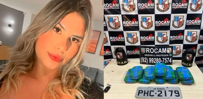 Advogada flagrada com 10 kg de cocaína é presa dias após ser liberada em Manaus