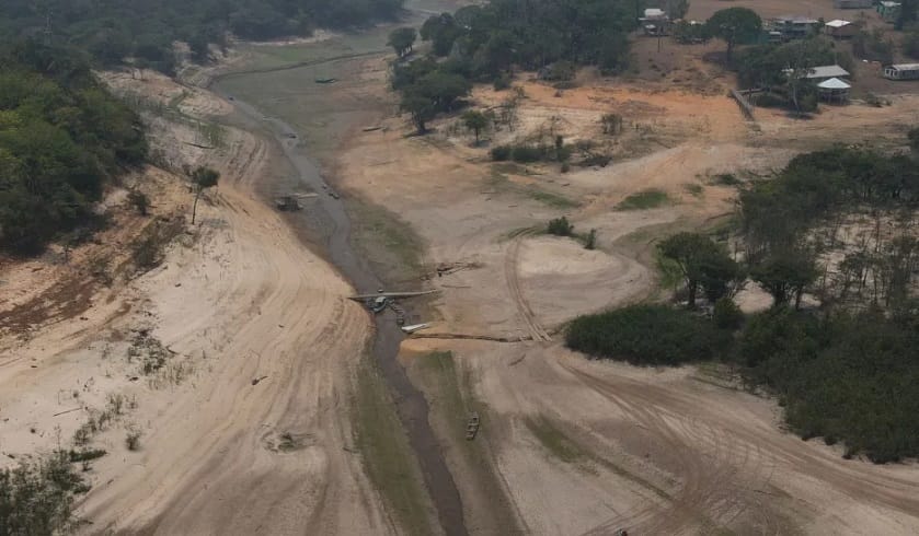 seca rio Negro repiquete