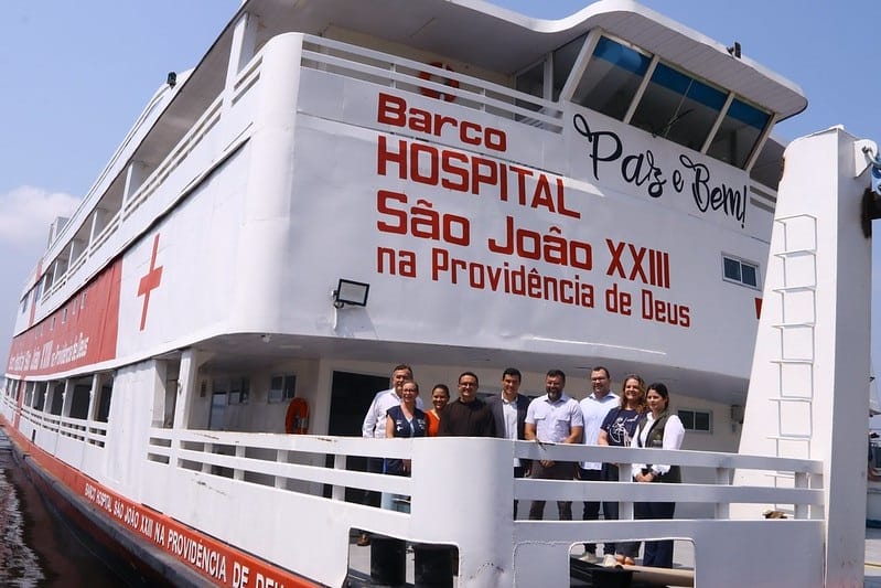 Barco Hospital São João XXIII realiza primeira expedição de saúde em Iranduba. FOTO: Evandro Seixas/SES-AM