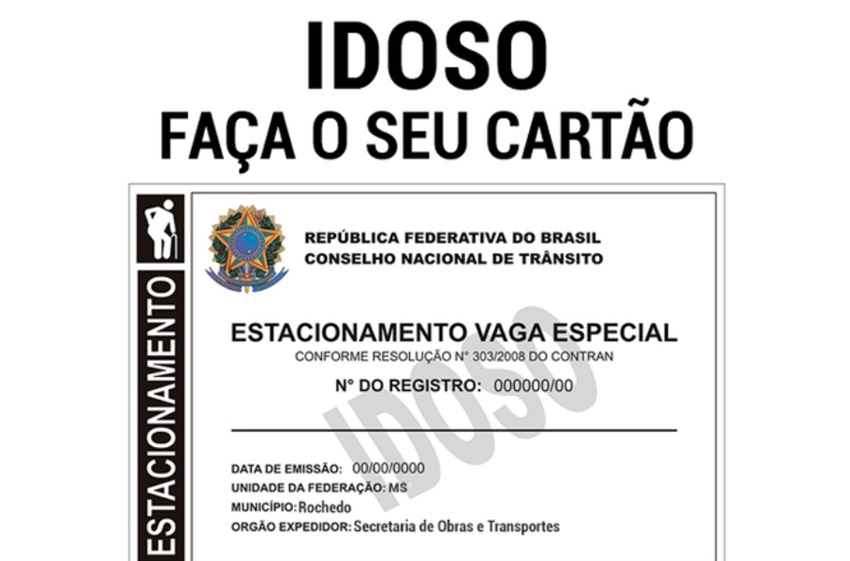 Idosos e PCDs já podem emitir credencial de estacionamento exclusivo pelo celular