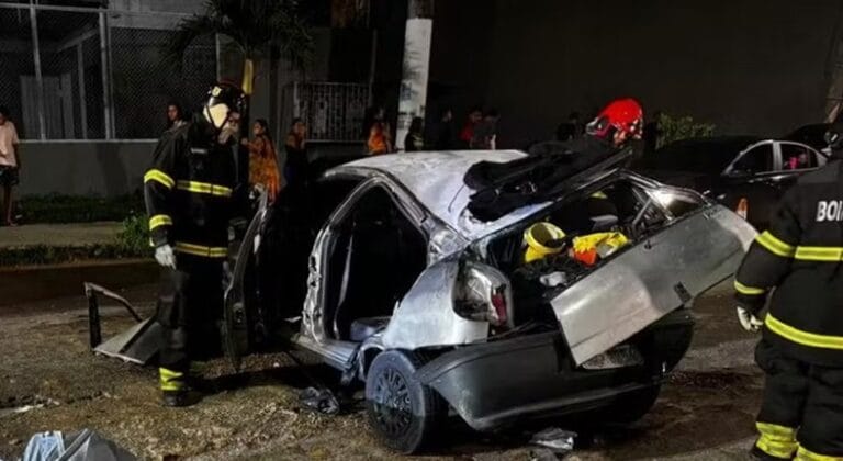 Homem morre e duas pessoas ficam feridas em acidente na Zona Norte de Manaus