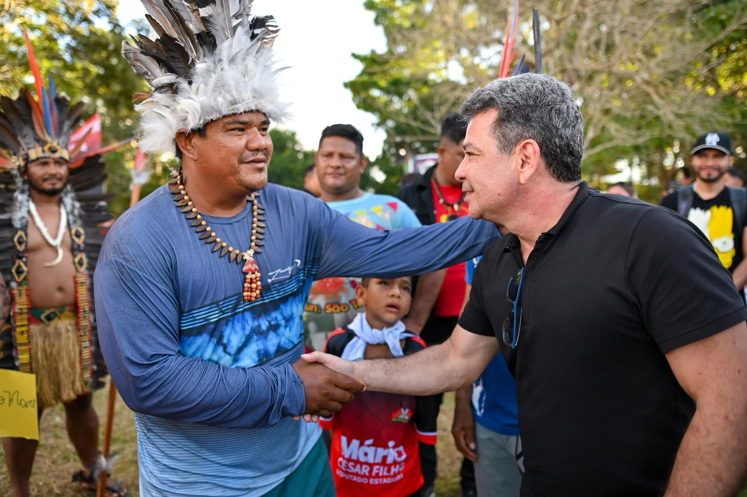No Médio Solimões, Tadeu de Souza abre jogos indígenas e reforça compromisso com povos originários
