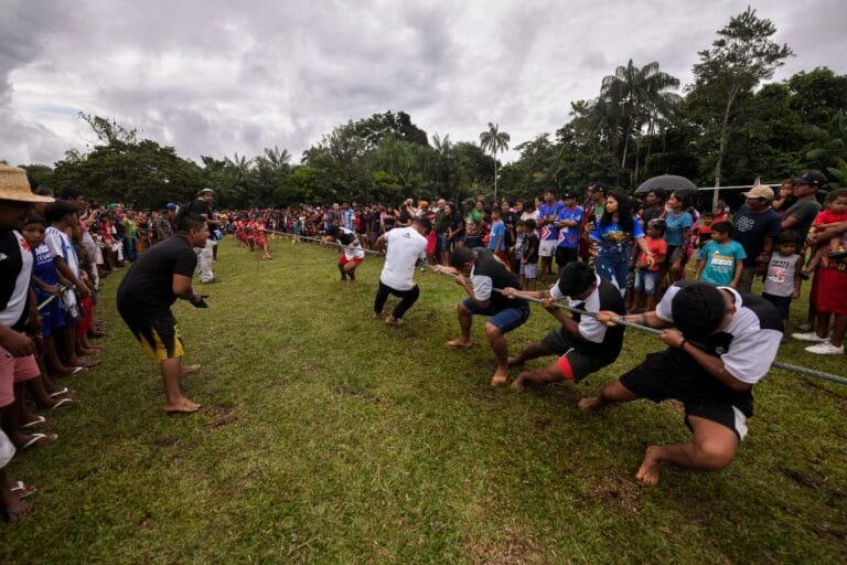 No Amazonas, mais de três mil indígenas realizam festival e jogos indígenas