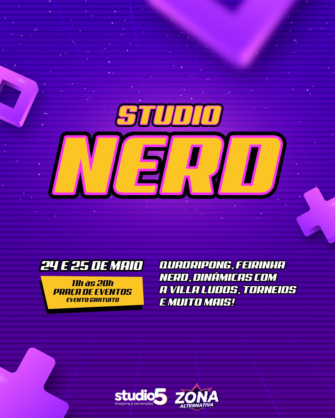 Dia do Orgulho Nerd terá feira, jogos eletrônicos e quiz em Manaus