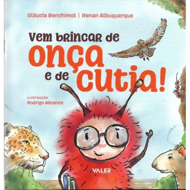 Livro infantojuvenil 'Vem brincar de onça e de cutia!' será lançado neste sábado na Valer Teatro