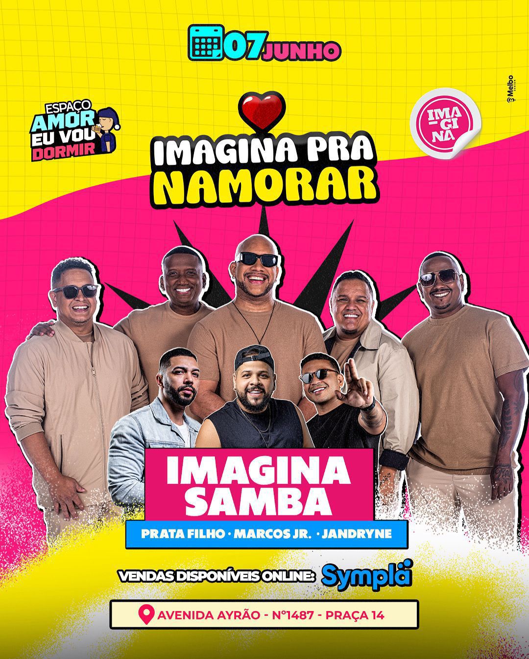 É hoje! Grupo de pagode Imaginasamba é atração da roda de samba ‘Amor Eu Vou Dormir’, em Manaus