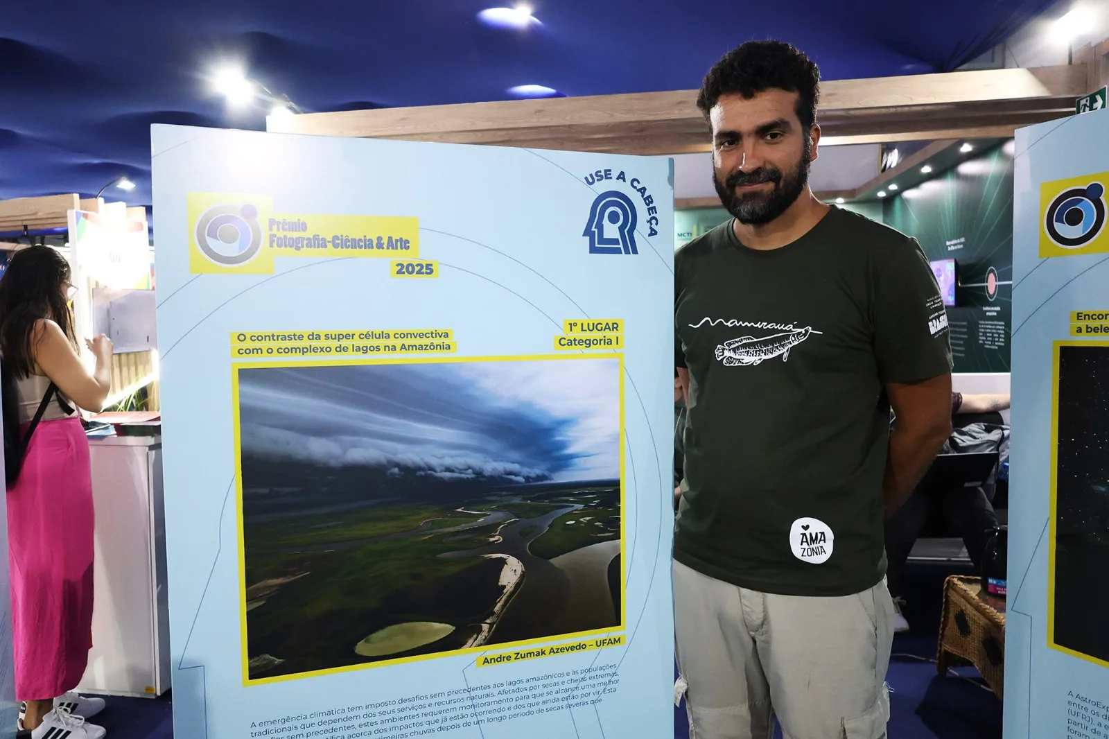 Pesquisador do Instituto Mamirauá conquista primeiro lugar em concurso nacional de fotografia ao retratar chegada da chuva no Amazonas