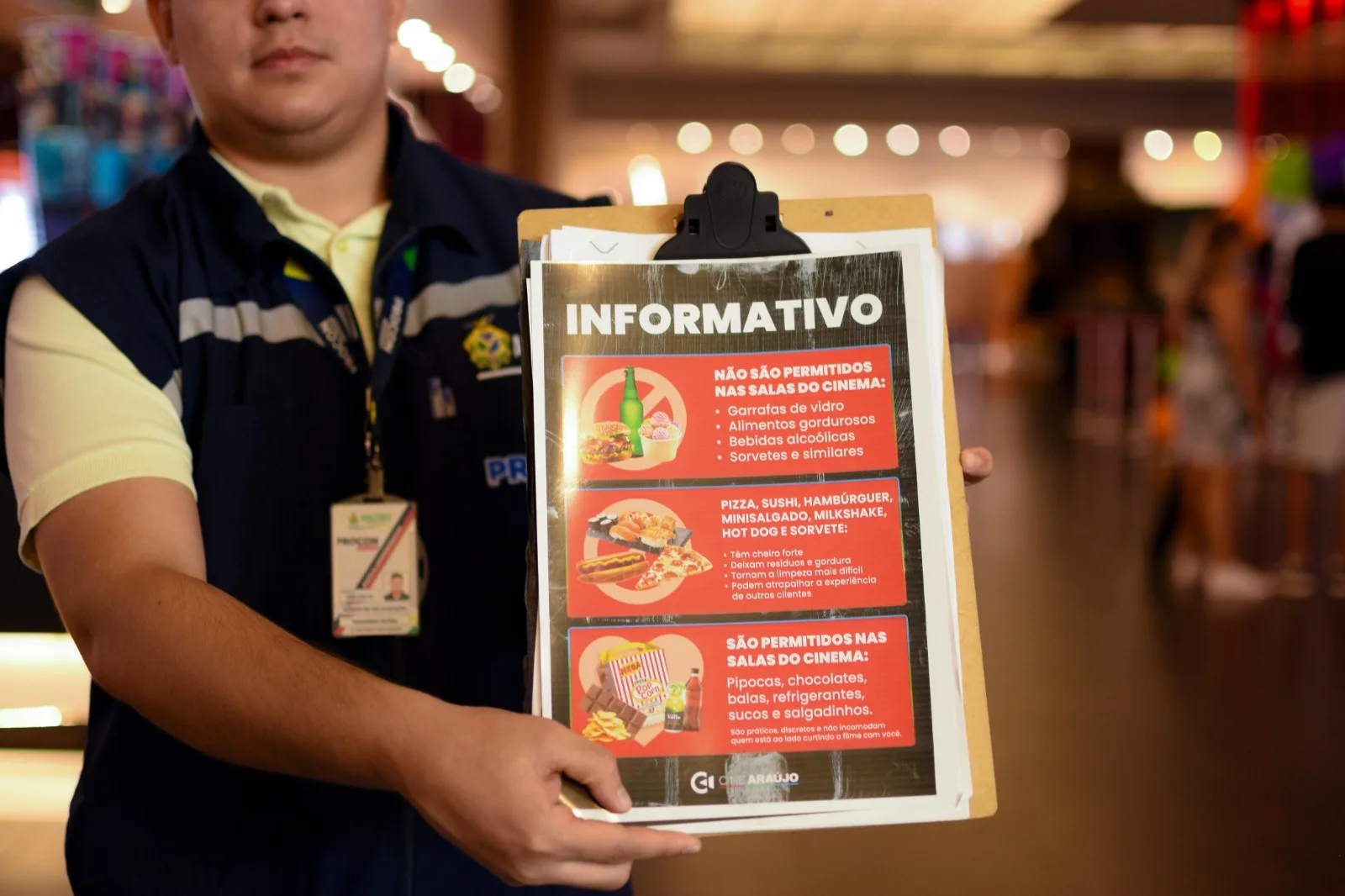 Cinema de Manaus é autuado pelo Procon-AM por proibir entrada com alimentos externos