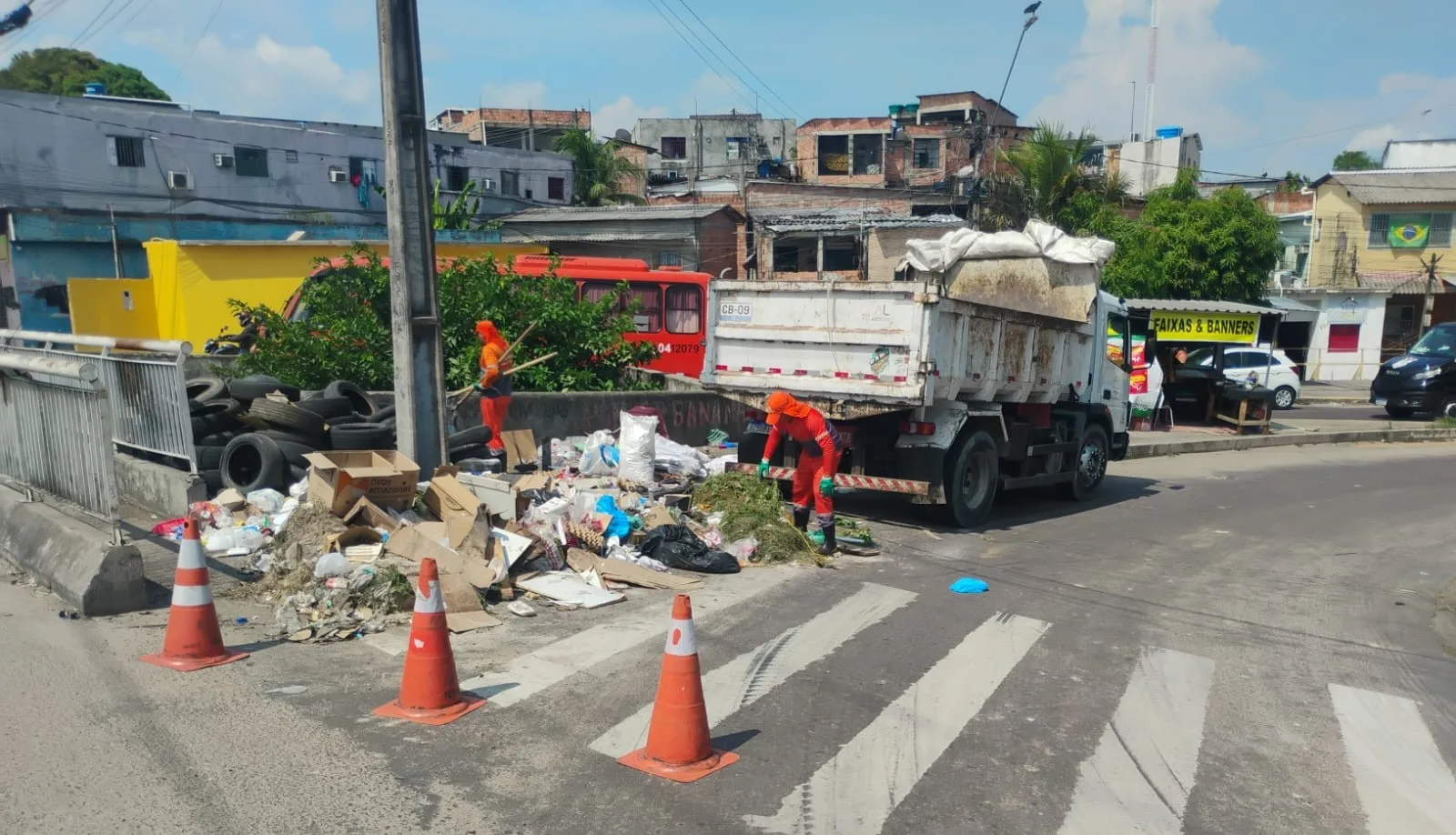 Manaus remove 600 toneladas de lixo ao eliminar lixeiras clandestinas na primeira semana de setembro