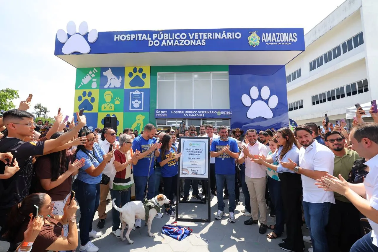 Governador Wilson Lima inaugura maior Hospital Público Veterinário da América Latina