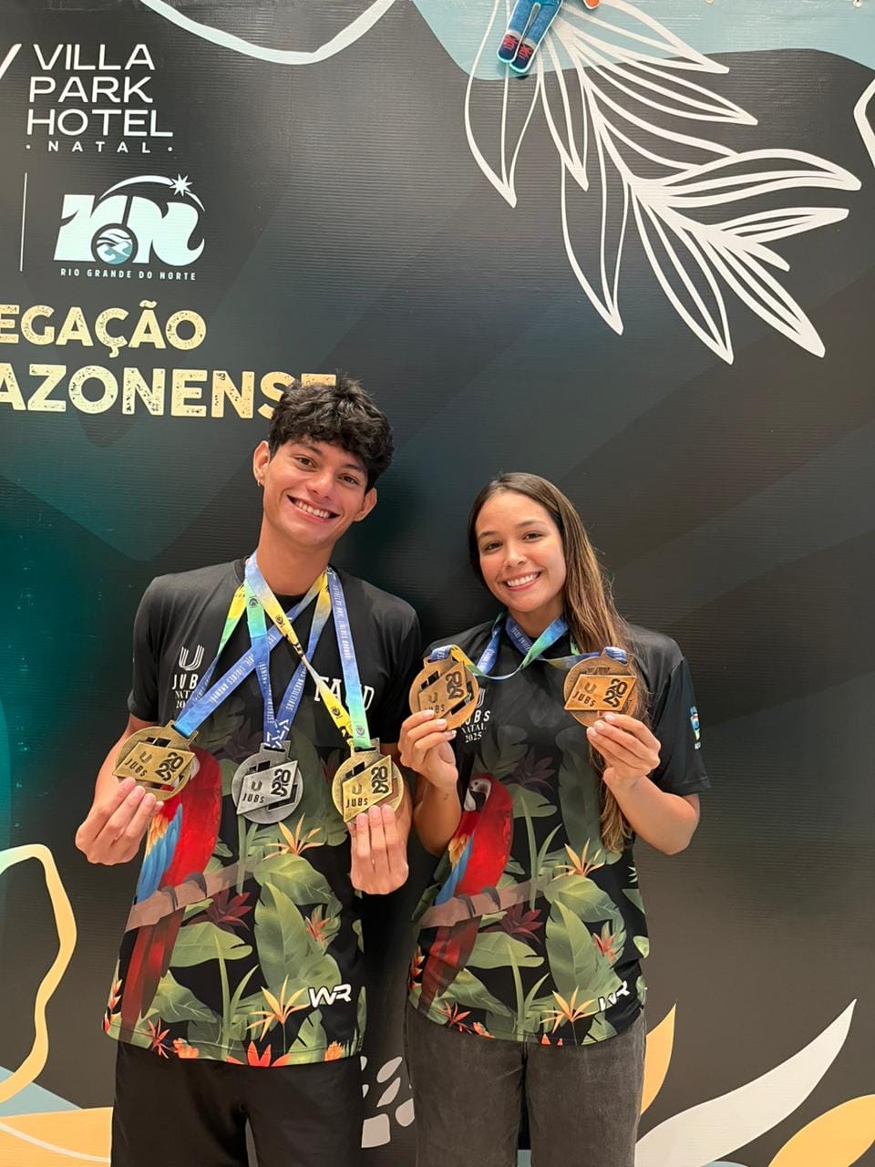 Nadadores amazonenses conquistam cinco medalhas nos Jogos Universitários Brasileiros 2025