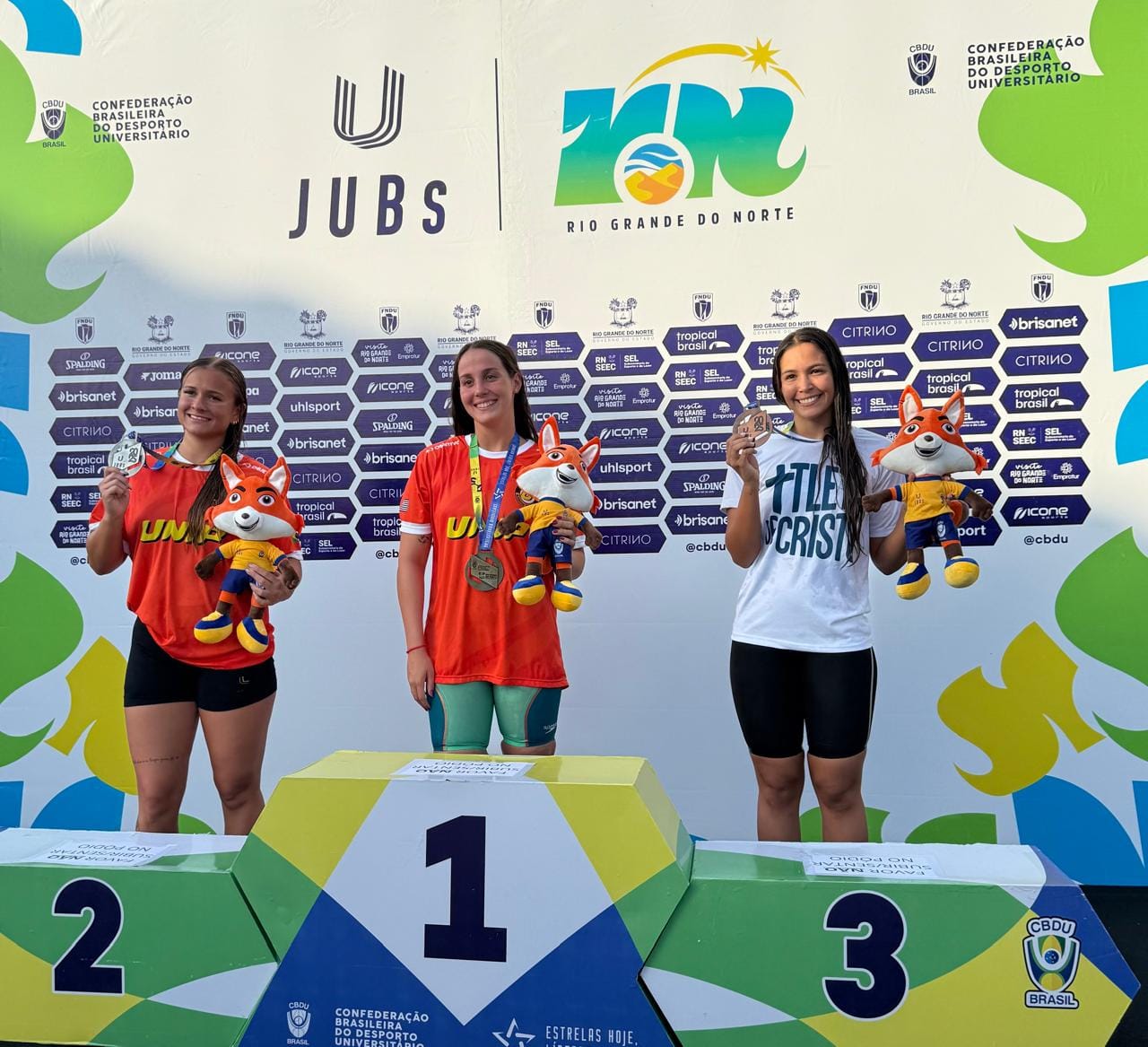 Nadadores amazonenses conquistam cinco medalhas nos Jogos Universitários Brasileiros 2025