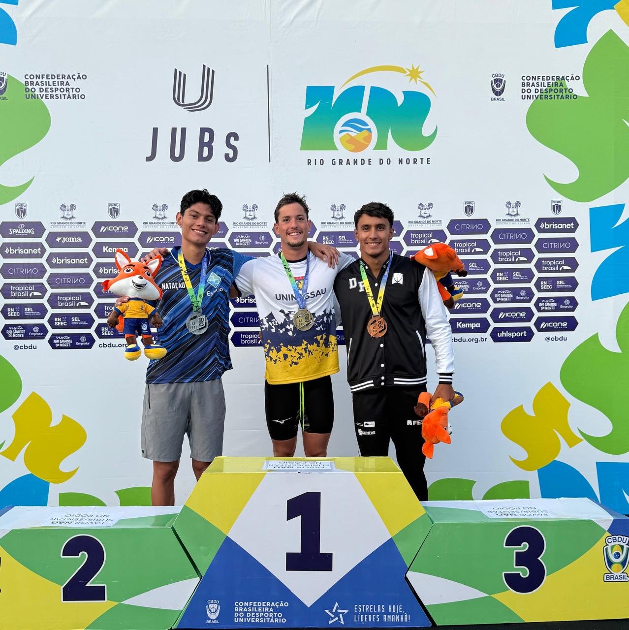 Nadadores amazonenses conquistam cinco medalhas nos Jogos Universitários Brasileiros 2025
