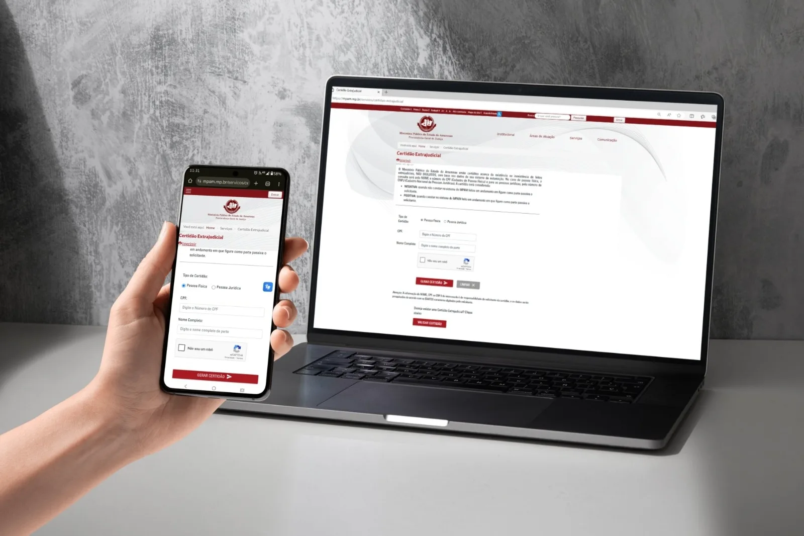 Agora é digital: MPAM lança emissão online de certidões e facilita acesso da população a informações públicas