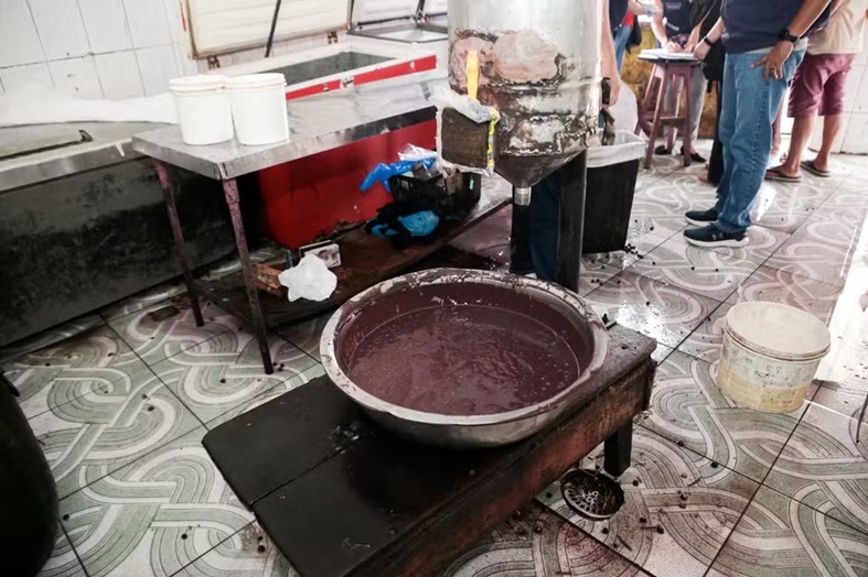 Loja de açaí é interditada em Manaus após fiscalização encontrar peles e ossadas de animais silvestres