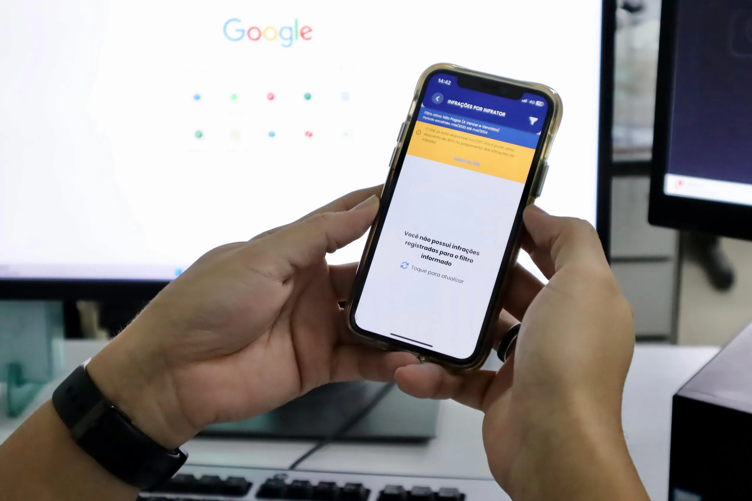 Descontos de até 40% em multas estão disponíveis via Sistema de Notificação Eletrônica em Manaus