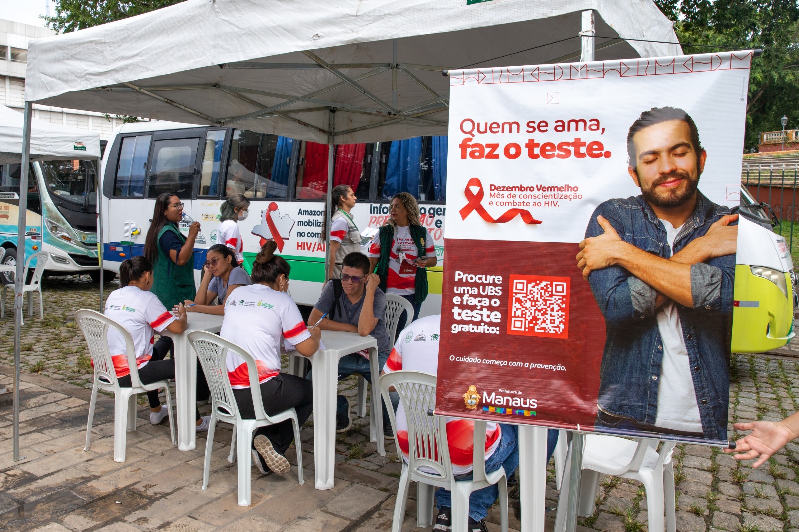 Com 1.298 novos casos de HIV em 2025, Manaus lança campanha Dezembro Vermelho com foco na prevenção e combate ao preconceito
