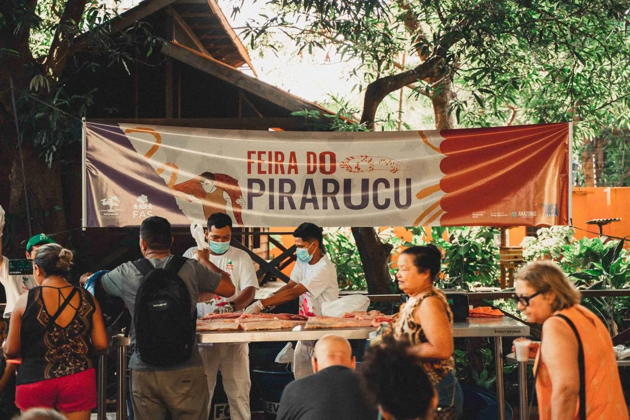 Feira do Pirarucu oferece pescado sustentável a preços acessíveis neste sábado (1º), em Manaus
