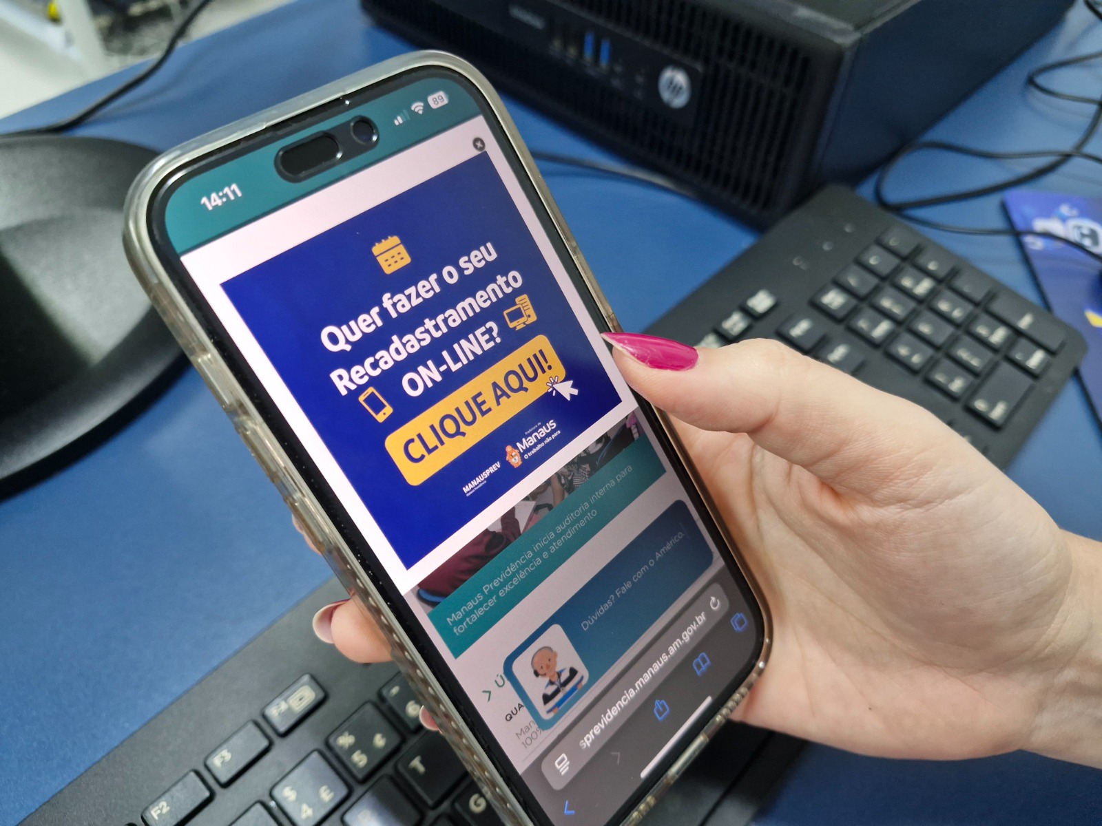 Prefeitura de Manaus convoca aposentados e pensionistas nascidos em novembro para recadastro