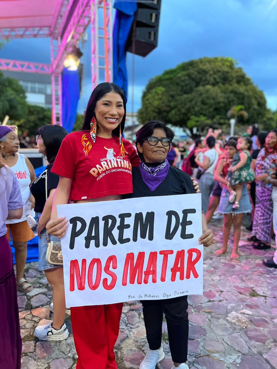 Levante Mulheres Vivas: Boi Garantido se une à mobilização nacional contra o feminicídio