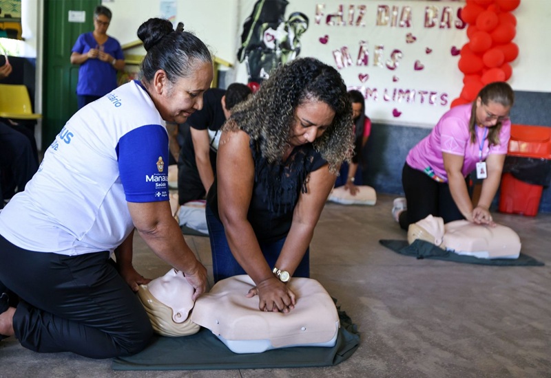 Samu Manaus orienta população. Foto: Divulgação / Semsa