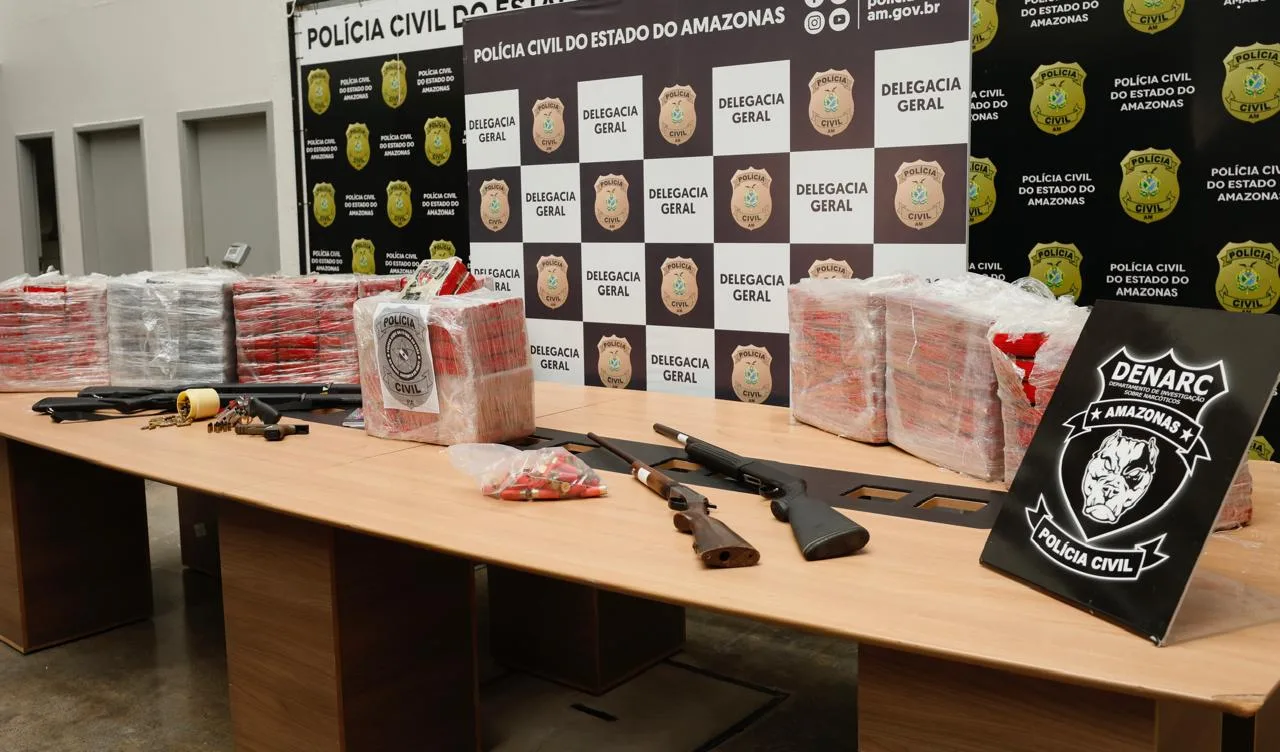 Operação Iara: Polícias do AM e PA apreendem 250 kg de cocaína e bloqueiam R$ 4,8 milhões do crime organizado