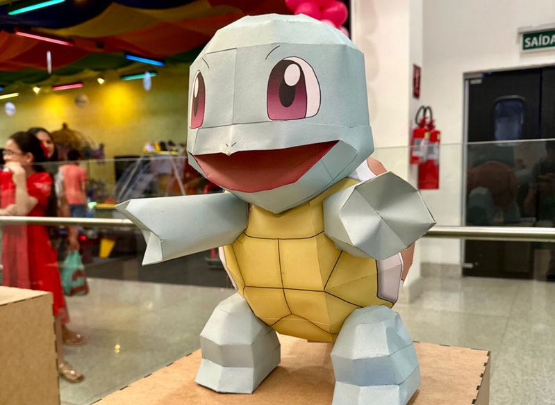 Exposição de Pokémon no Shopping Grande Circular