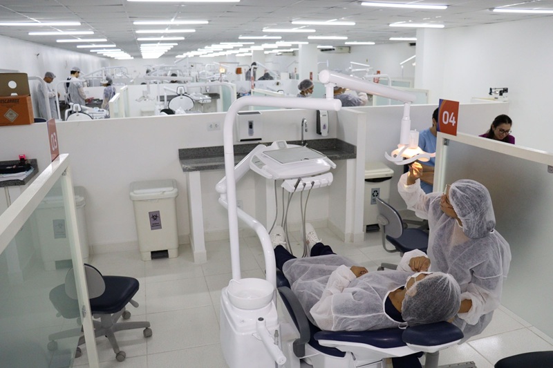 Clínica-escola de Odontologia da UniNorte.