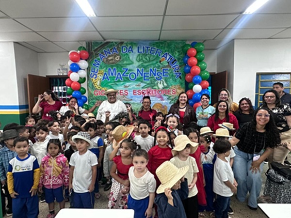 Cmei da Prefeitura de Manaus encerra atividades da ‘Semana de Literatura Amazonense’ com temática ambiental
