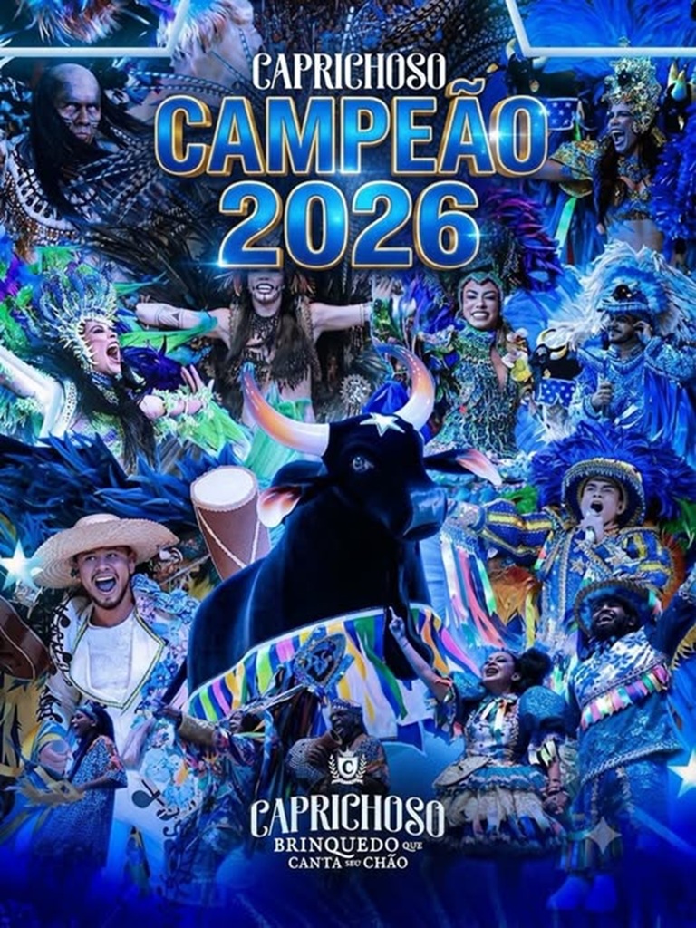 Caprichoso é campeão do Festival de Parintins 2026 por diferença mínima.