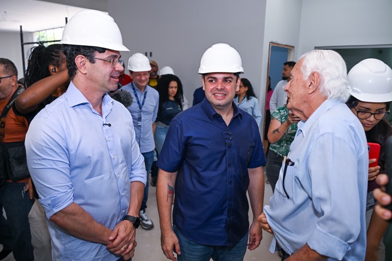 Roberto Cidade vistoria obras de revitalização do SPA Eliameme Rodrigues Mady e do Hospital Tropical.