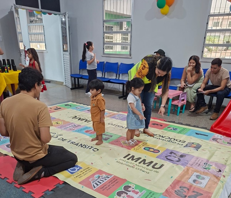 Segurança no trânsito com crianças na zona Leste